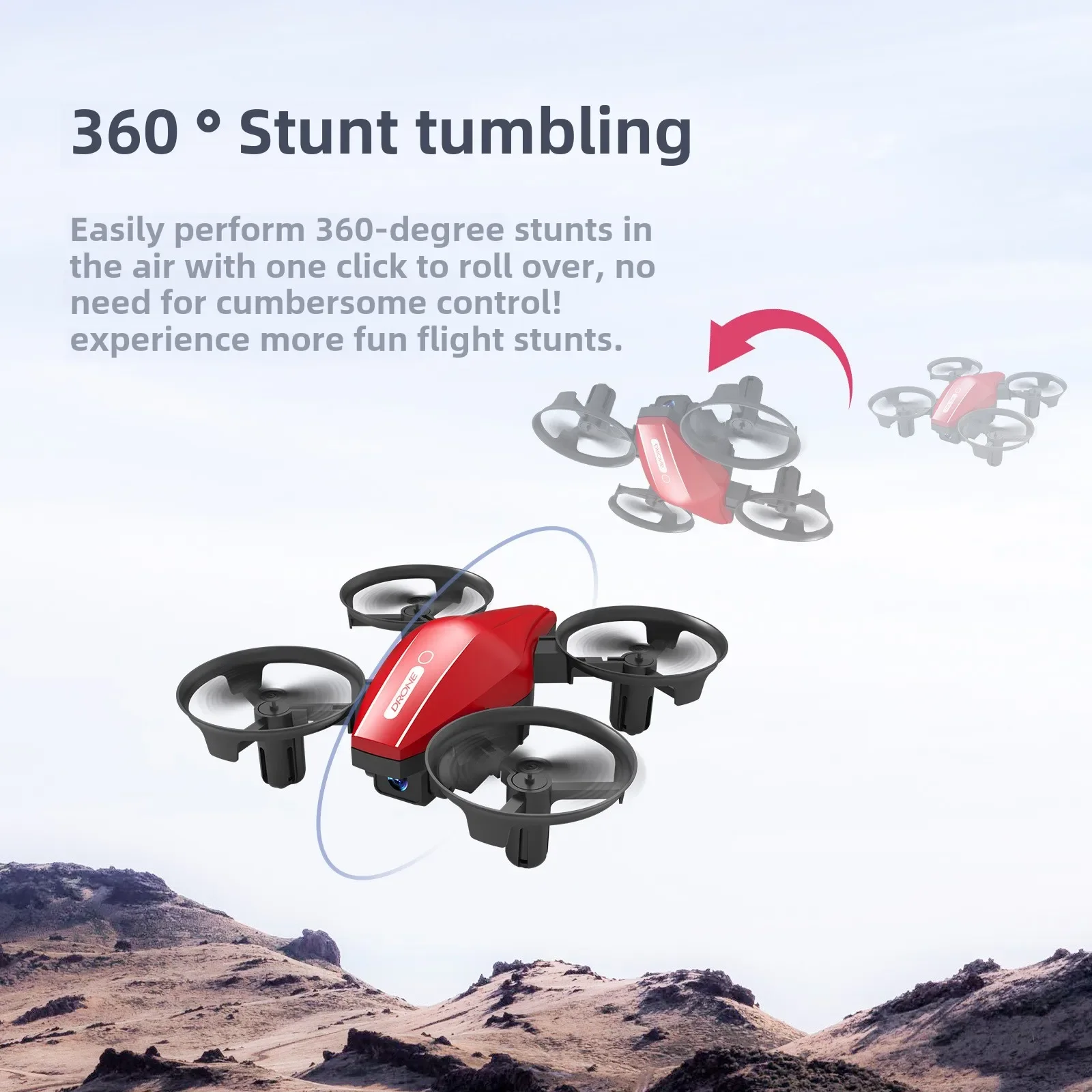 GT1 Controle Remoto Mini Drone Aeronave de Proteção Circ. - Image 4